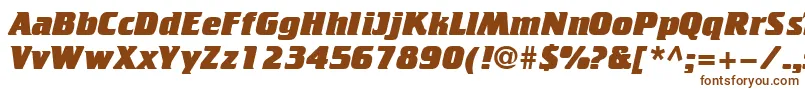 Cricketheavy Font – Brown Fonts on White Background