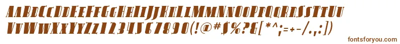 SfavondalescItalic Font – Brown Fonts