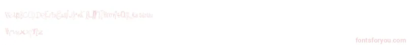 MtfWhacko Font – Pink Fonts on White Background
