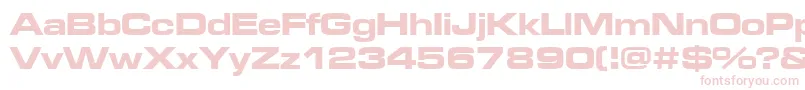 Microgrammadbolext Font – Pink Fonts on White Background