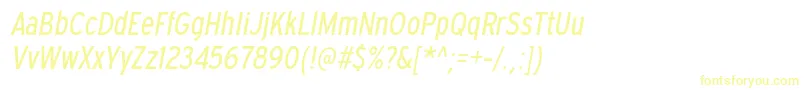 Weitere Informationen zur ExpresswaycdbkItalic-Schriftart ExpresswaycdbkItalic-Schriftart – Gelbe Schriften