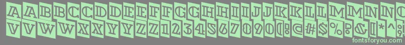 ADexterdecorcmdn Font – Green Fonts on Gray Background