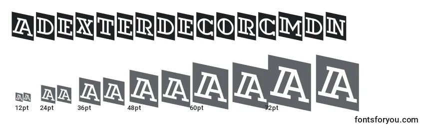 ADexterdecorcmdn-fontin koot