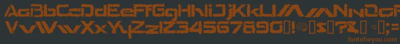 TheShakes Font – Brown Fonts on Black Background