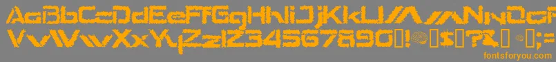 TheShakes Font – Orange Fonts on Gray Background