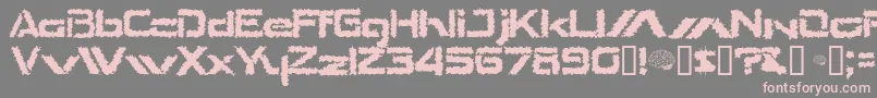 TheShakes Font – Pink Fonts on Gray Background