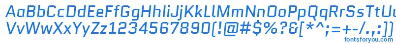 QuanticoItalic Font – Blue Fonts