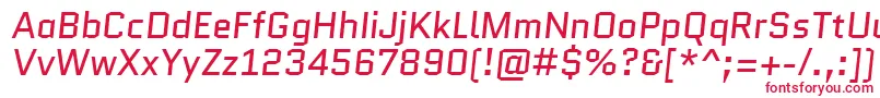 QuanticoItalic Font – Red Fonts