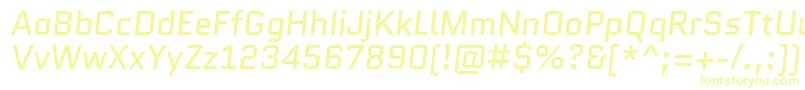 QuanticoItalic Font – Yellow Fonts