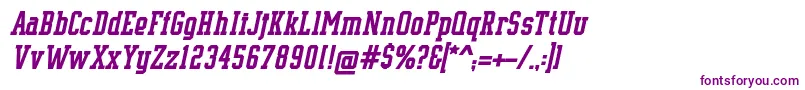 SupremeBw90BoldItalic Font – Purple Fonts