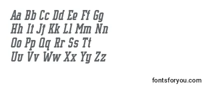 SupremeBw90BoldItalic-fontti