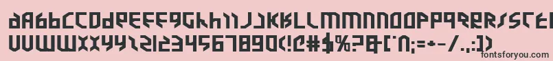 Valkyrieexpb Font – Black Fonts on Pink Background