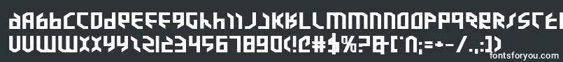 Valkyrieexpb Font – White Fonts on Black Background