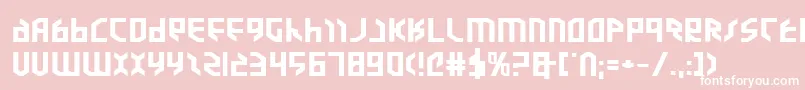 Valkyrieexpb Font – White Fonts on Pink Background