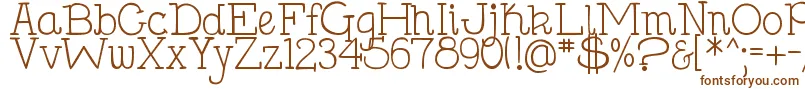 Fonte DjbHollySerif – fontes marrons