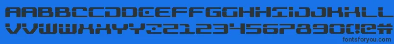 En savoir plus sur la police Troopers Police Troopers – polices noires sur fond bleu