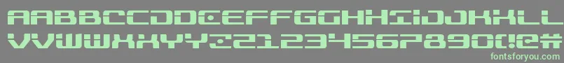 fuente Troopers – Fuentes Verdes Sobre Fondo Gris