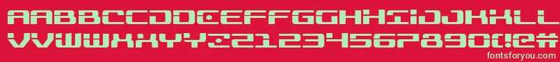 Saiba mais sobre a fonte Troopers Fonte Troopers – fontes verdes em um fundo vermelho