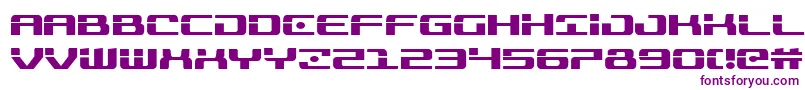 Troopers Font – Purple Fonts on White Background