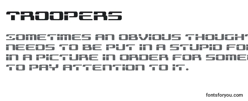 Troopers Font