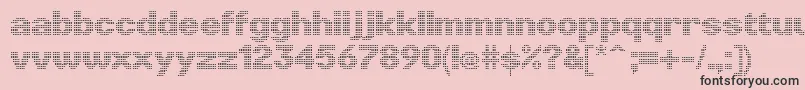 Más sobre la fuente LinotypePunktRegular fuente LinotypePunktRegular – Fuentes Negras Sobre Fondo Rosa