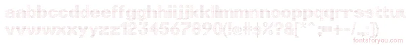 LinotypePunktRegular Font – Pink Fonts on White Background