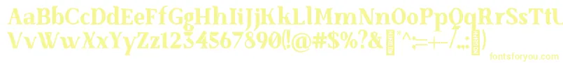 SenzabellaExtrabold Font – Yellow Fonts