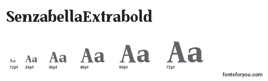 SenzabellaExtrabold Font Sizes