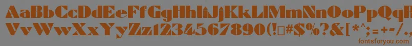 More about Dynamiccp Font Dynamiccp Font – Brown Fonts on Gray Background