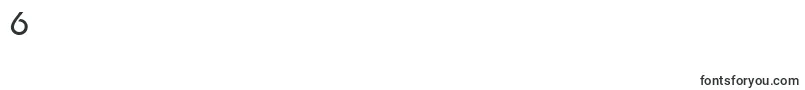 フォントBarondbNormal – フォント数字6
