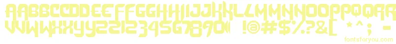 Dafunk2-Schriftart – Gelbe Schriften