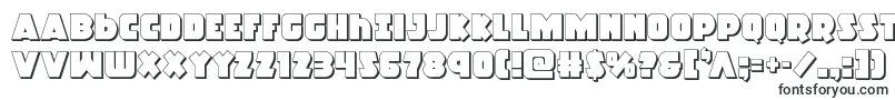 Шрифт Racketsquad3D – шрифты, начинающиеся на R