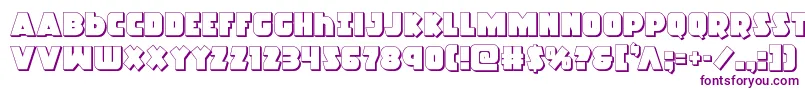 Racketsquad3D Font – Purple Fonts