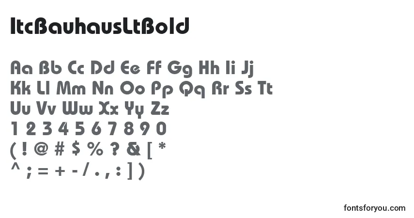 ItcBauhausLtBold Font – alphabet, numbers, special characters