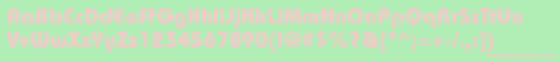 More about ItcBauhausLtBold Font ItcBauhausLtBold Font – Pink Fonts on Green Background