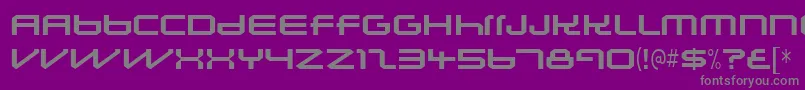 Lunasolsequence-Schriftart – Graue Schriften auf violettem Hintergrund