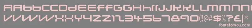 Lunasolsequence Font – Pink Fonts on Gray Background