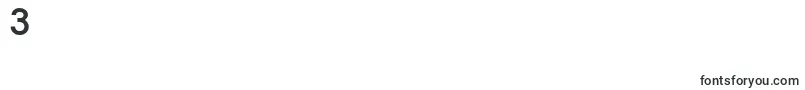 ProgressRegularWinKopie Font – Fonts for Digit 3