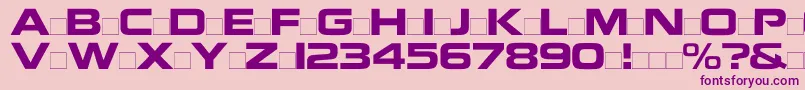 Nokianvirallinenkirjasinregular Font – Purple Fonts on Pink Background