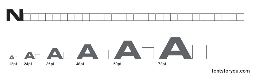 Nokianvirallinenkirjasinregular Font Sizes