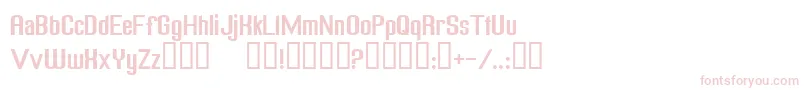 FreakOutGoBananasNormal Font – Pink Fonts on White Background