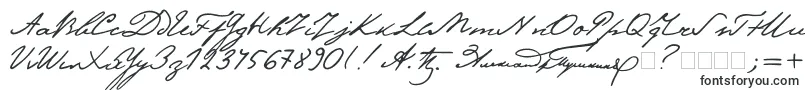 Шрифт Pushkin – шрифты Девушки