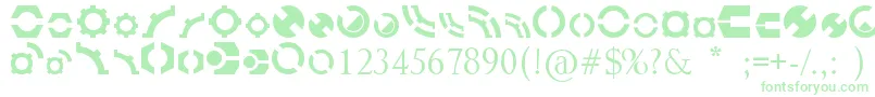 Fonte LanguageLombax – fontes verdes