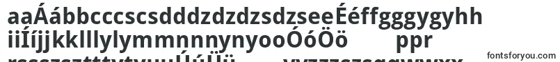 Шрифт Droidsans ffy – венгерские шрифты