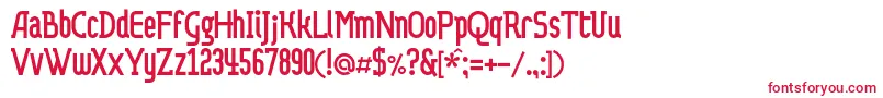 Dvaprobelac Font – Red Fonts