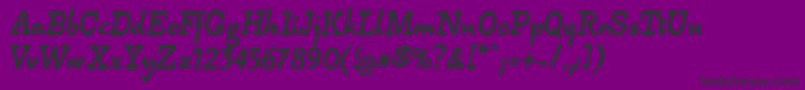 Alpha54 Font – Black Fonts on Purple Background