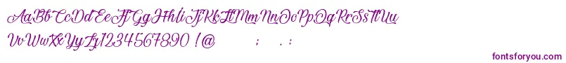 BeautifulAndOpenhearted-fontti – violetit fontit