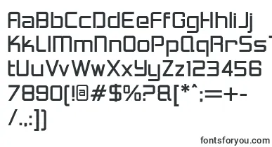 LoganfiveRegular font – high-Tech Fonts