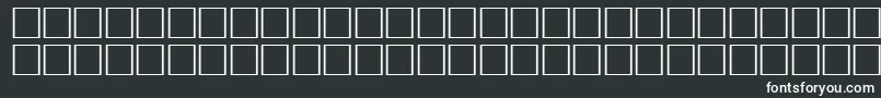 OceanRegular Font – White Fonts on Black Background