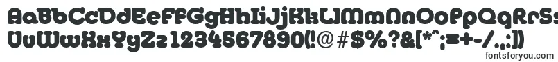 Czcionka MexicoserialHeavyRegular – kroje pisma w dużych rozmiarach